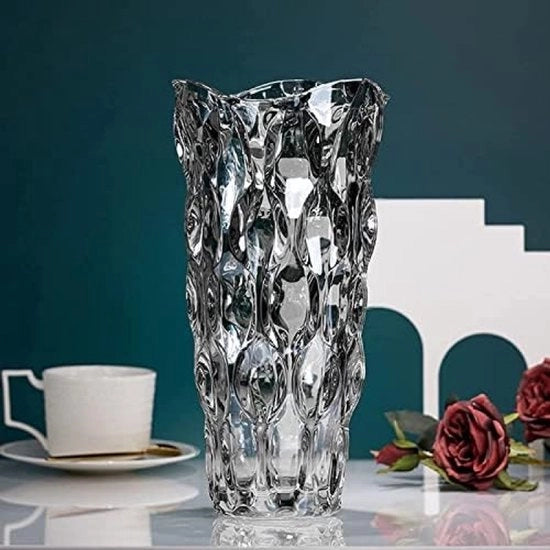 Vaso di Vetro Alto - Design Moderno e Impermeabile