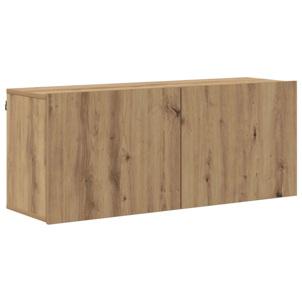 Unità TV da Parete 5 pz Rovere artigianale Legno ingegnerizzato 3402777