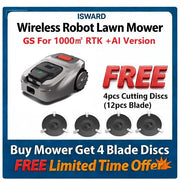 Robot aspirapolvere senza fili - Visione AI - 1000 m² - 4G/WiFi/Bluetooth