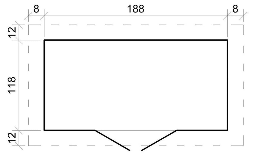 Casetta da Giardino in Legno 2,22 m² TIMBELA M311F1+M311G