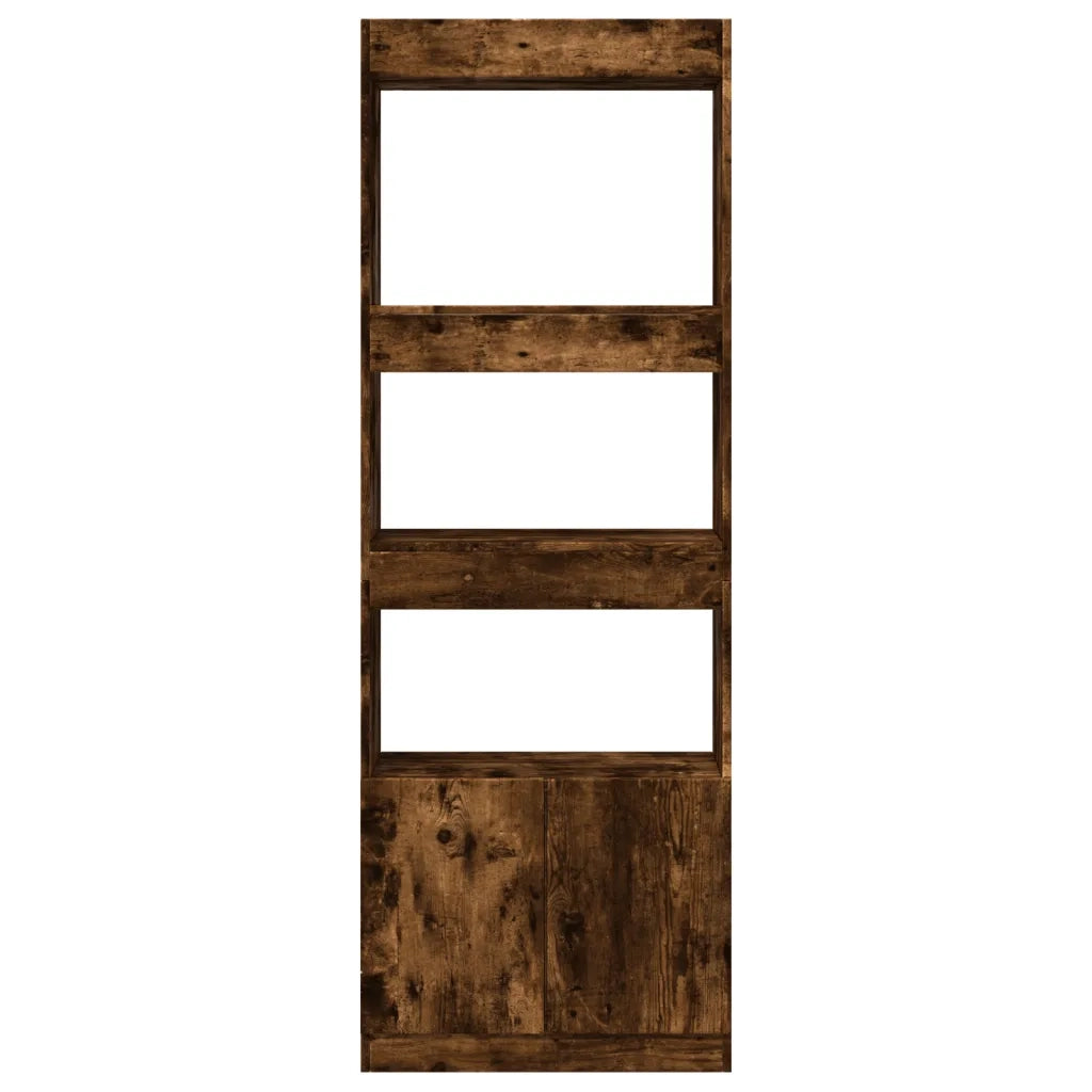 Credenza Rovere Fumo 63x33x180 cm in Truciolato 3309604