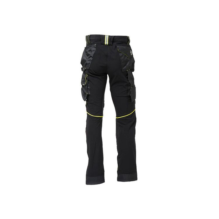 U-POWER PANTALONE ATOM SLIM FIT NERO-GIALLO TG.M- 1,0 pz