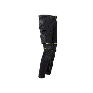 U-POWER PANTALONE ATOM SLIM FIT NERO-GIALLO TG.M- 1,0 pz