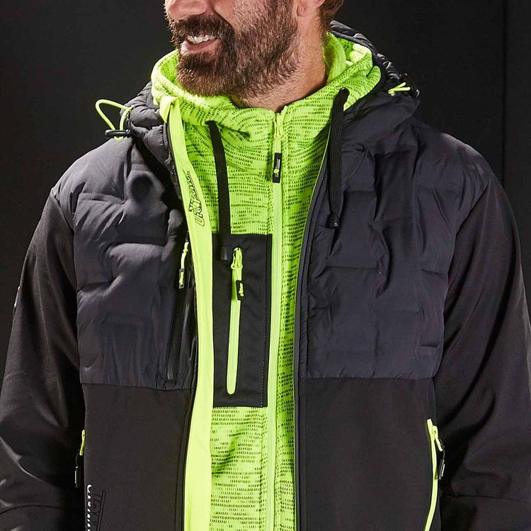 U-POWER GIACCONE SPOCK NERO-GIALLO TAGLIA XXL- 1,0 pz