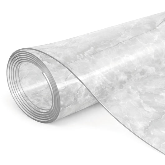 TOVAGLIATO PVC EFFETTO MARMO cm. 100 h, spessore mm. 1,2 Col. Bianco/Grigio 15.00 metri