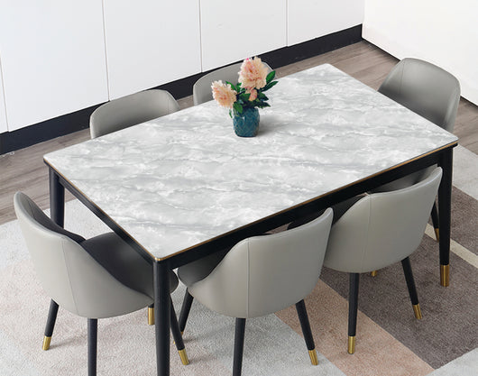 TOVAGLIATO PVC EFFETTO MARMO cm. 100 h, spessore mm. 1,2 Col. Bianco/Grigio 15.00 metri