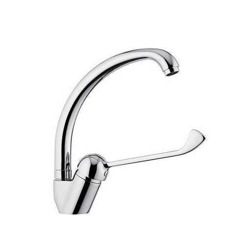 MISCELATORE MONOCOMANDO LAVELLO BOCCA ALTA GIR. LEVA CLINICA EPIC- Cromo- MARIA- pezzi 1