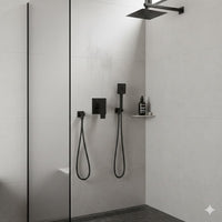 MISCELATORE MONOCOMANDO INCASSO LINEA ICON- Nero Opaco- MARIA- pezzi 1