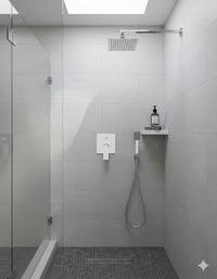 MISCELATORE INCASSO DOCCIA CON DEVIATORE A VITONE ICON- Visual Inox- MARIA- pezzi 1