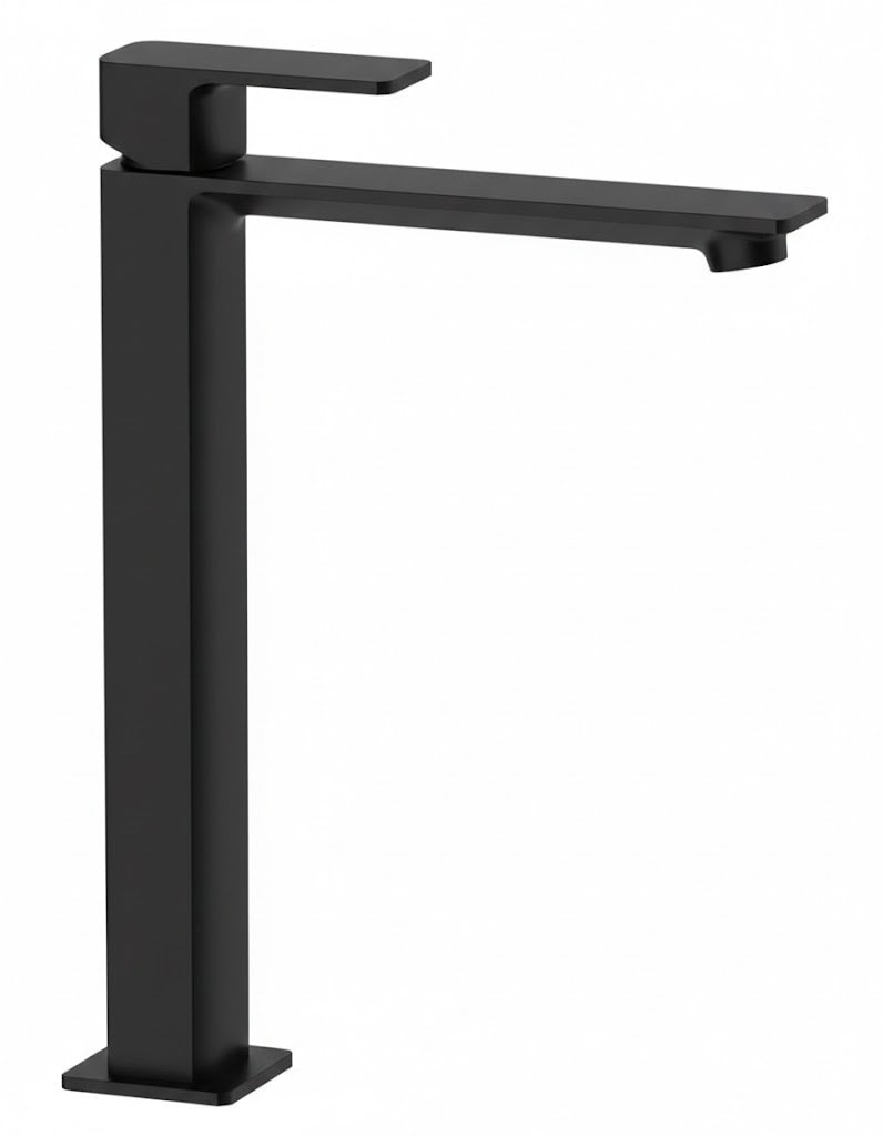 MISCELATORE MONOCOMANDO LAVABO ALTO ICON- Nero Opaco- MARIA- pezzi 1