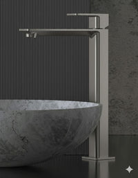 MISCELATORE MONOCOMANDO LAVABO ALTO ICON- Visual Inox- MARIA- pezzi 1