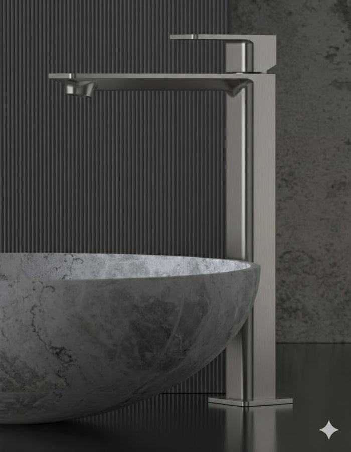 MISCELATORE MONOCOMANDO LAVABO ALTO ICON- Visual Inox- MARIA- pezzi 1