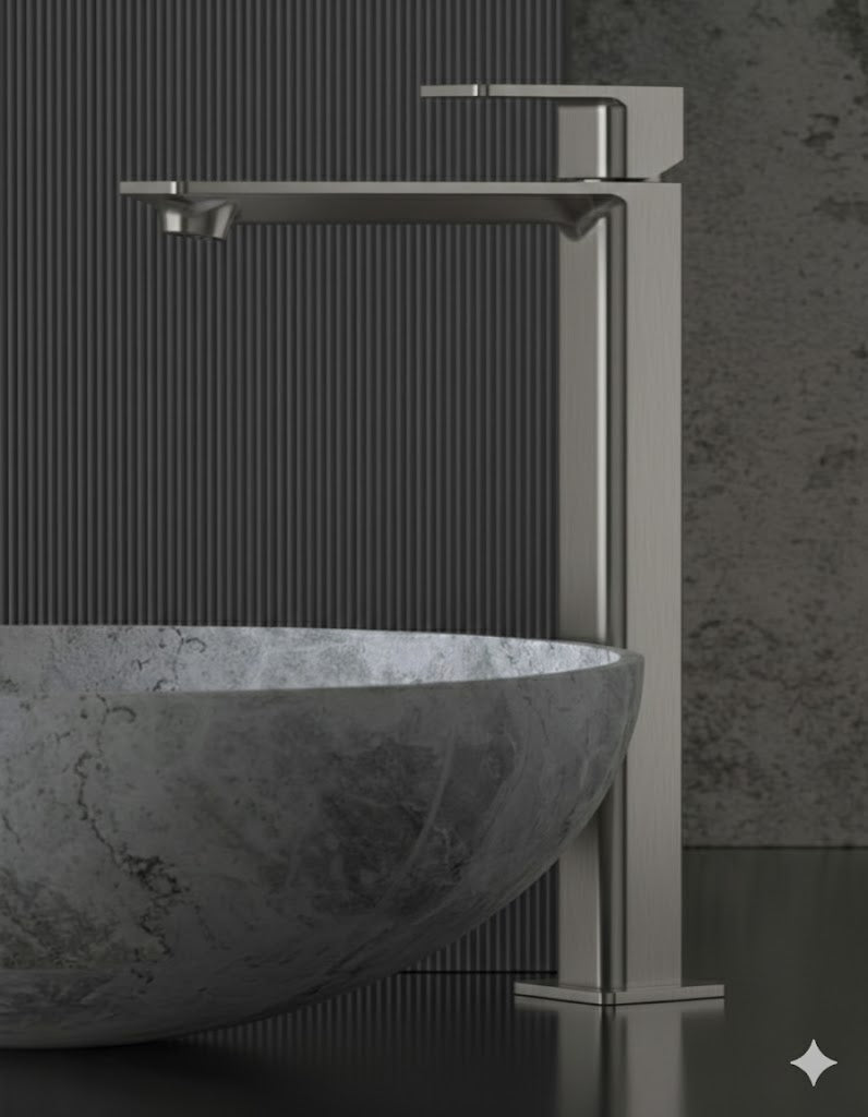 MISCELATORE MONOCOMANDO LAVABO ALTO ICON- Visual Inox- MARIA- pezzi 1