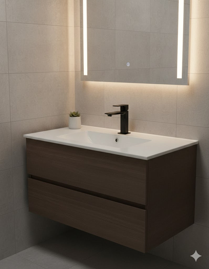 MISCELATORE MONOCOMANDO LAVABO ICON- Nero Opaco- MARIA- pezzi 1