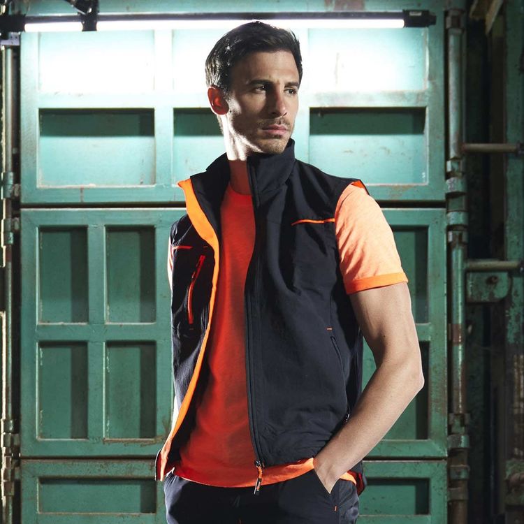 U-POWER GILET SATURN BLUE/ARANCIO TG.  M- 1,0 pz