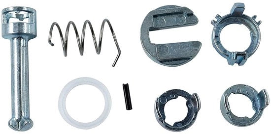 Kit di riparazione cilindro di chiusura di alta qualità - set di riparazione per serrature - sostituzione E46 3 serie - set di sostituzione zinkle - dimensioni 12,6 x 10,4 x 1,4 cm - compatibile con entrambi i lati