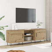 Mobile Porta TV Rovere Artigianale 150x30x50cm in Truciolato 857327
