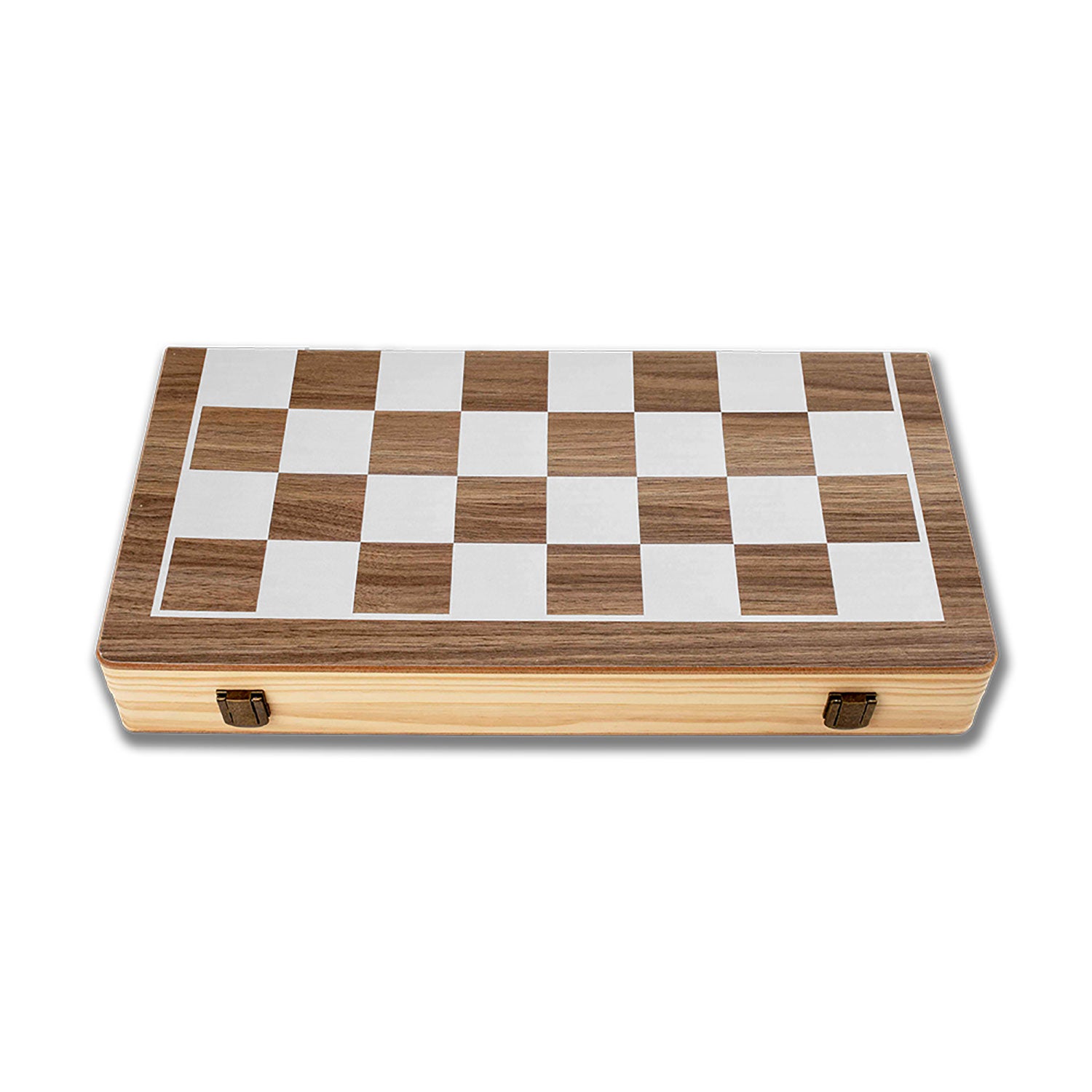 Scacchiera e Dama Magnetica Salvaspazio 2 in 1 da Tavolo 39.8x39.8 cm