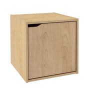 Cubo modulare con anta in legno composito per libreria - MATRIX PRO