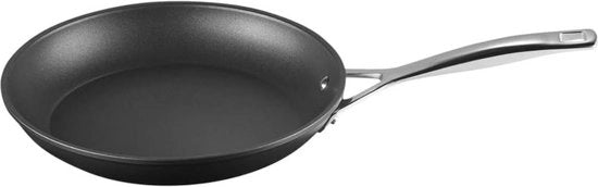 Piatto antipolvere in alluminio, piano, diametro 26 cm, adatto a tutti i tipi di fornelli, inclusi quelli a induzione, antracite/argento