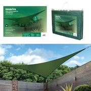 Tenda da Sole Vela Ombreggiante Triangolare Verde 3 x 3 x 3 Metri