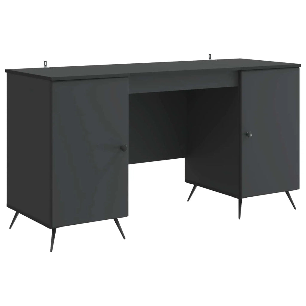 Scrivania Nero 142,5 x 50 x 75 cm Legno ingegnerizzato 3414631