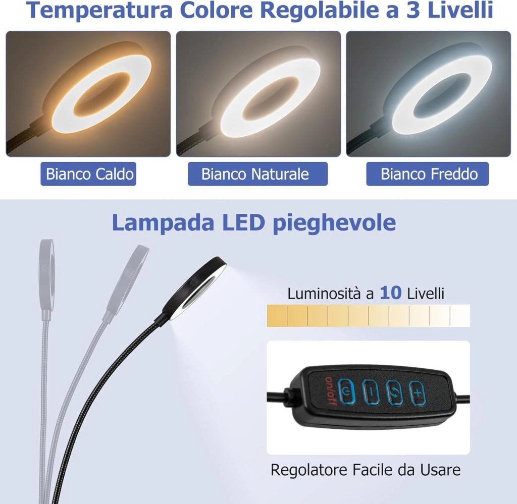 COSTWAY Tavolo per Manicure Pieghevole con Aspiratore Elettrico, Tavolo per Unghie Portatile con Luce LED, Cuscino Poggia Polso Clienti, Borsa e 4 Ruote Bloccabili (Nero)