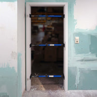 Set di 3 tenditori per controtelai Regolabili 51-115cm Max 30kg Piastre di pressione inclinabili