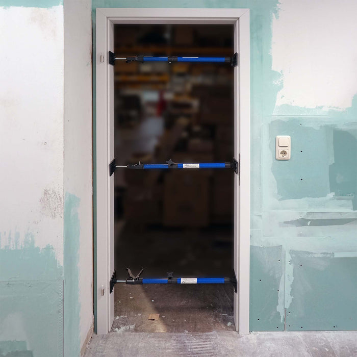 Set di 3 tenditori per controtelai Regolabili 51-115cm Max 30kg Piastre di pressione inclinabili