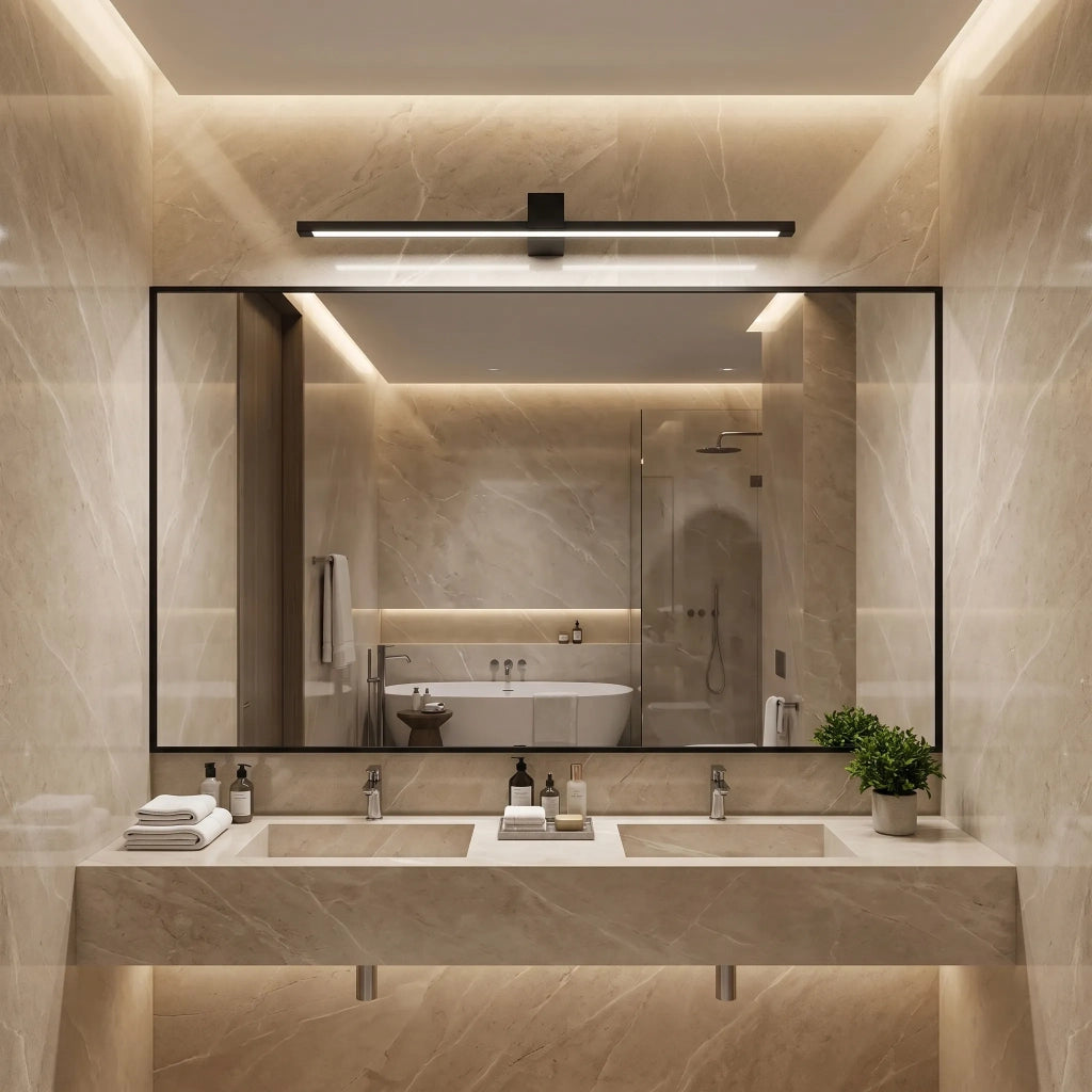 Applique Da Bagno Led Swe051-1w 80 Cm Black