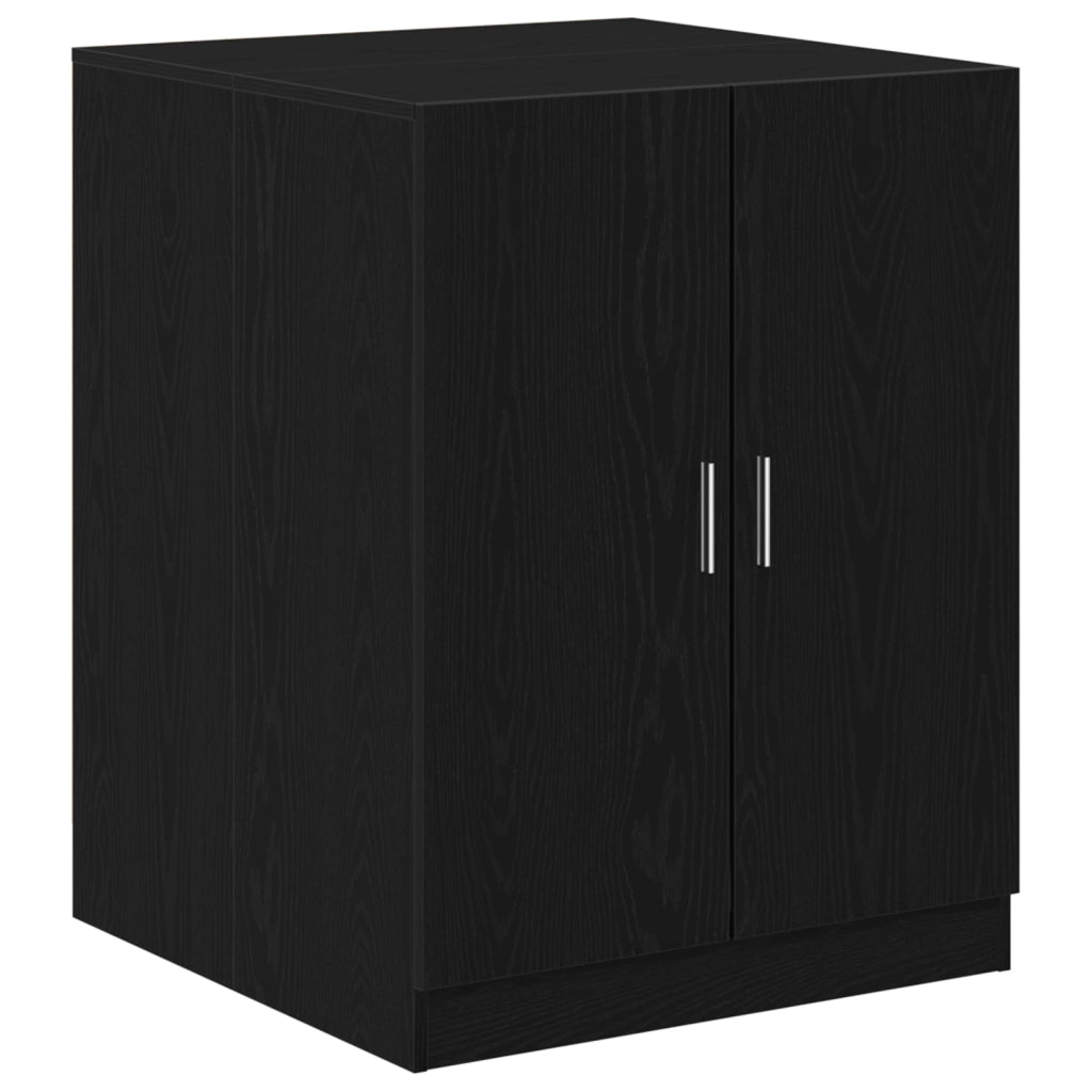 Armadi per Lavatrice  2 pz Quercia Nera 70.5x71.5x181.5 cm in Legno Ingegnerizzato