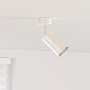 Faretto da soffitto 1 Via Regolabile Nichel Spazzolato GU10