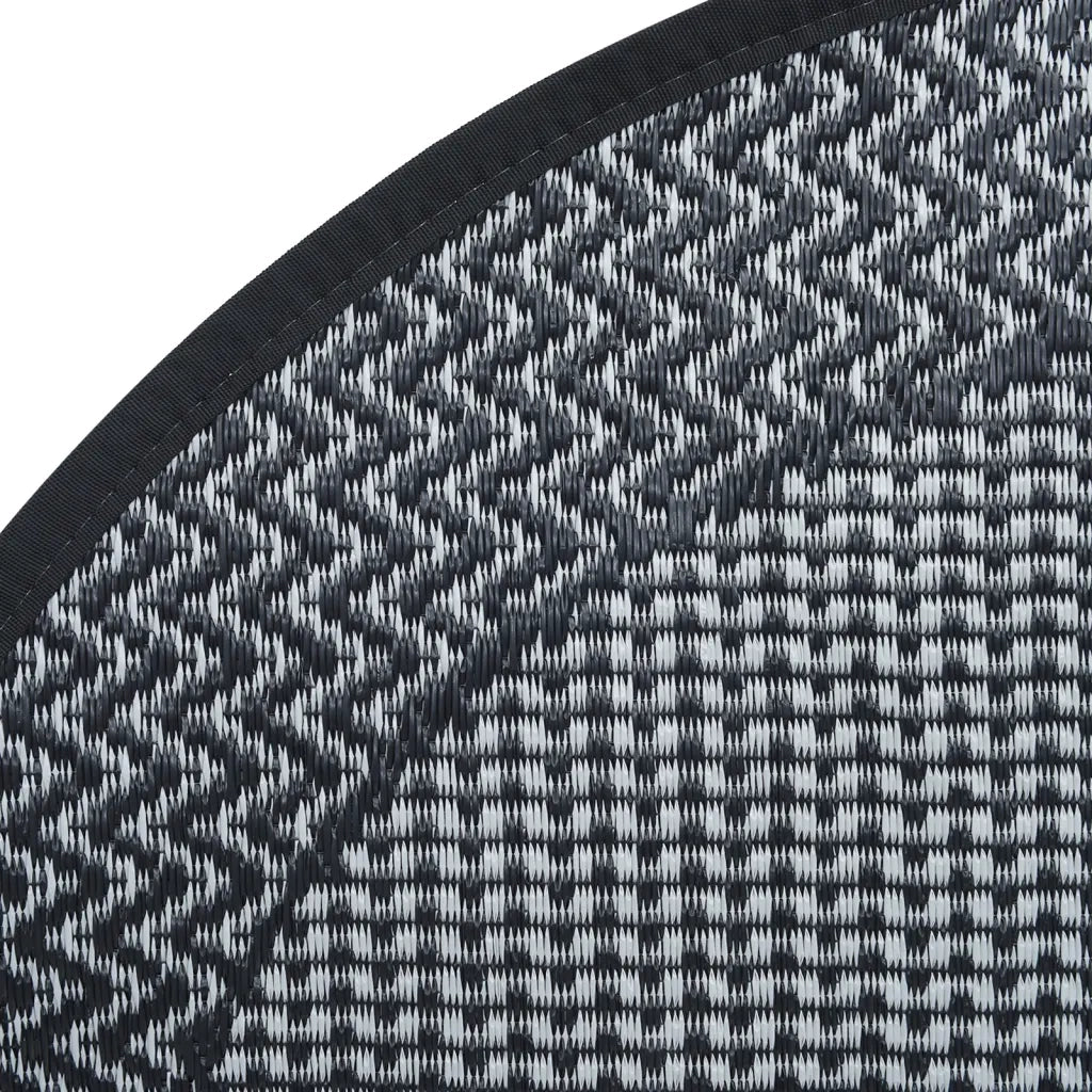 Tappeto da Esterno ARAKIL Grigio Ø160 cm in PP 368459