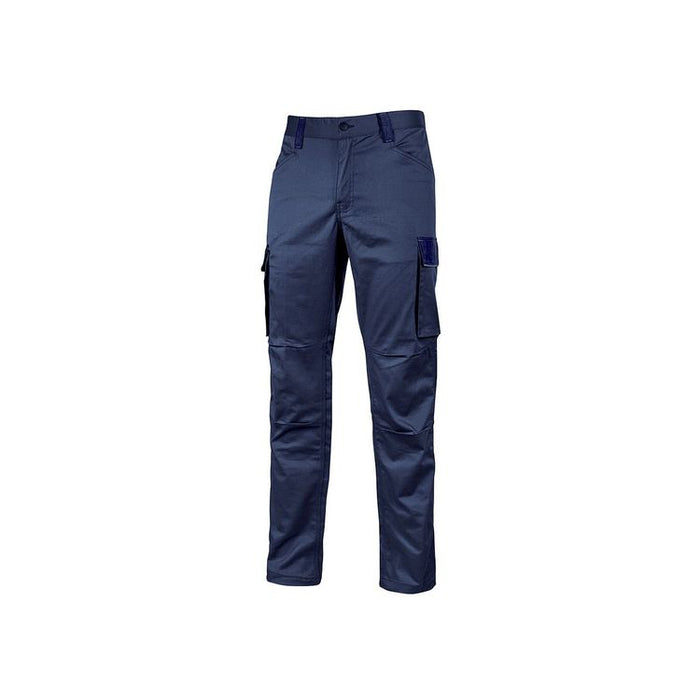 PANTALONE CARGO CRAZY IN TC STRETCH SLIM FIT  tg.L  westlake blue    UPOWER