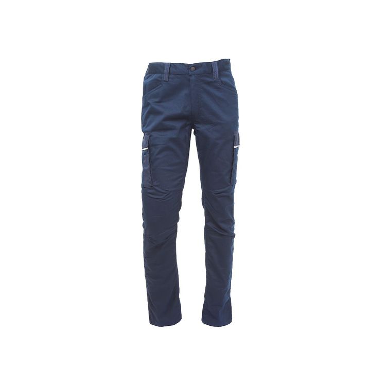 PANTALONE CARGO CRAZY IN TC STRETCH SLIM FIT  tg.M  westlake blue    UPOWER