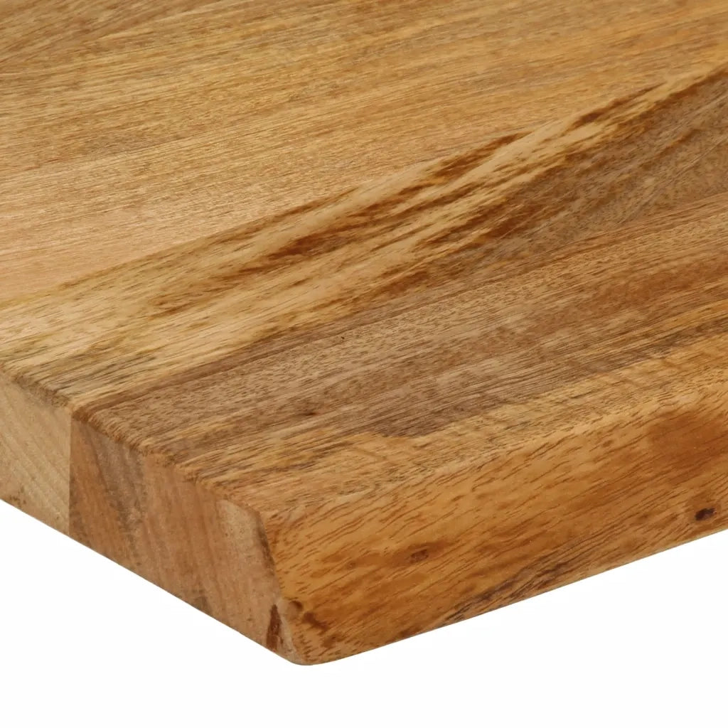 Piano Tavolo Bordi Vivi 60x30x2,5 cm in Legno Massello di Mango 370428