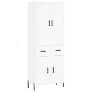 Buffet credenza cassettiera armadio mobile contenitore organizer cucina soggiorno salotto alto 69,5 x 34 x 180 cm legno ingegnerizzato bianco 02_0032580