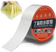 Cintura Butilica Sostenibile 50mm x 10m - Impermeabile, Autoadesivo, Cintura di Protezione per Riparazioni
