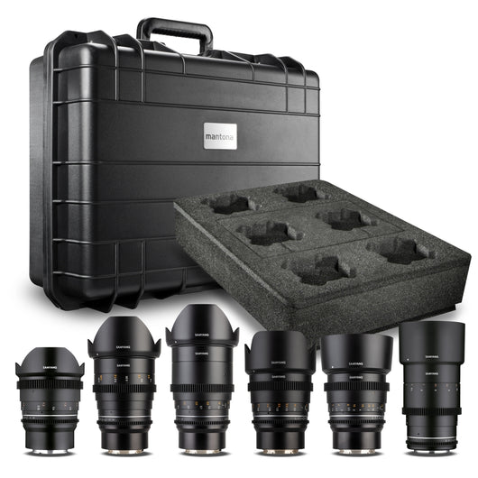 MF 14mm/24mm/35mm/50mm/85mm/135mm MK2 VDSLR Video Lenses Case Set per Sony E