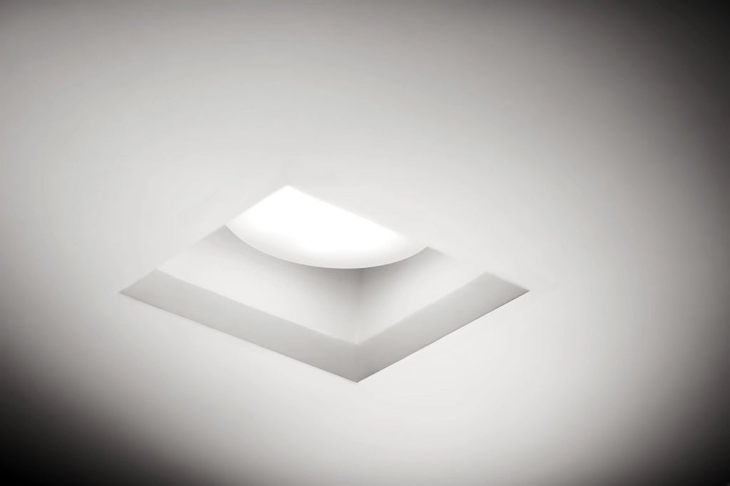 FILIATRA faretto ad Incasso 1 Luce Quadrato Bianco in gesso attacco  GX53 11,5cm