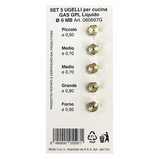 UGELLI PER CUCINA per gpl  - IDROBLOK