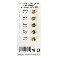 UGELLI PER CUCINA per metano  - IDROBLOK