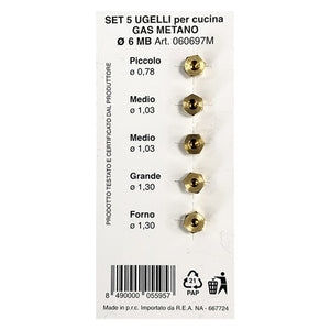 UGELLI PER CUCINA per metano  - IDROBLOK