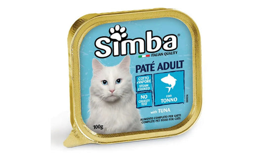 PATE' PER GATTI 'SIMBA' tonno - gr 100- 32 pezzi  - MONGE