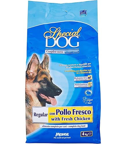 CROCCHETTE PER CANI ADULTI 'SPECIAL DOG' Regular c/pollo fresco - kg 4  - MONGE