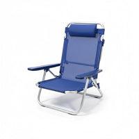 SPIAGGINA CON BRACCIOLI 'VIESTE' telo colore blu- 2 pezzi  - LIF