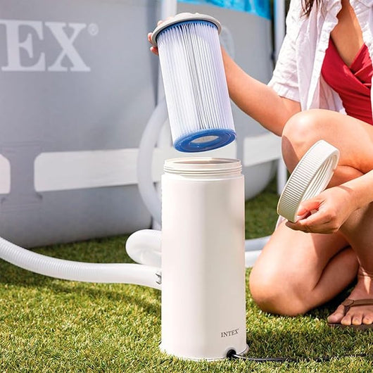 POMPA DI FILTRAGGIO PER PISCINE 'KRYSTAL CLEAR' 3782 lt/h - cm 19 x  16 x 37  - INTEX