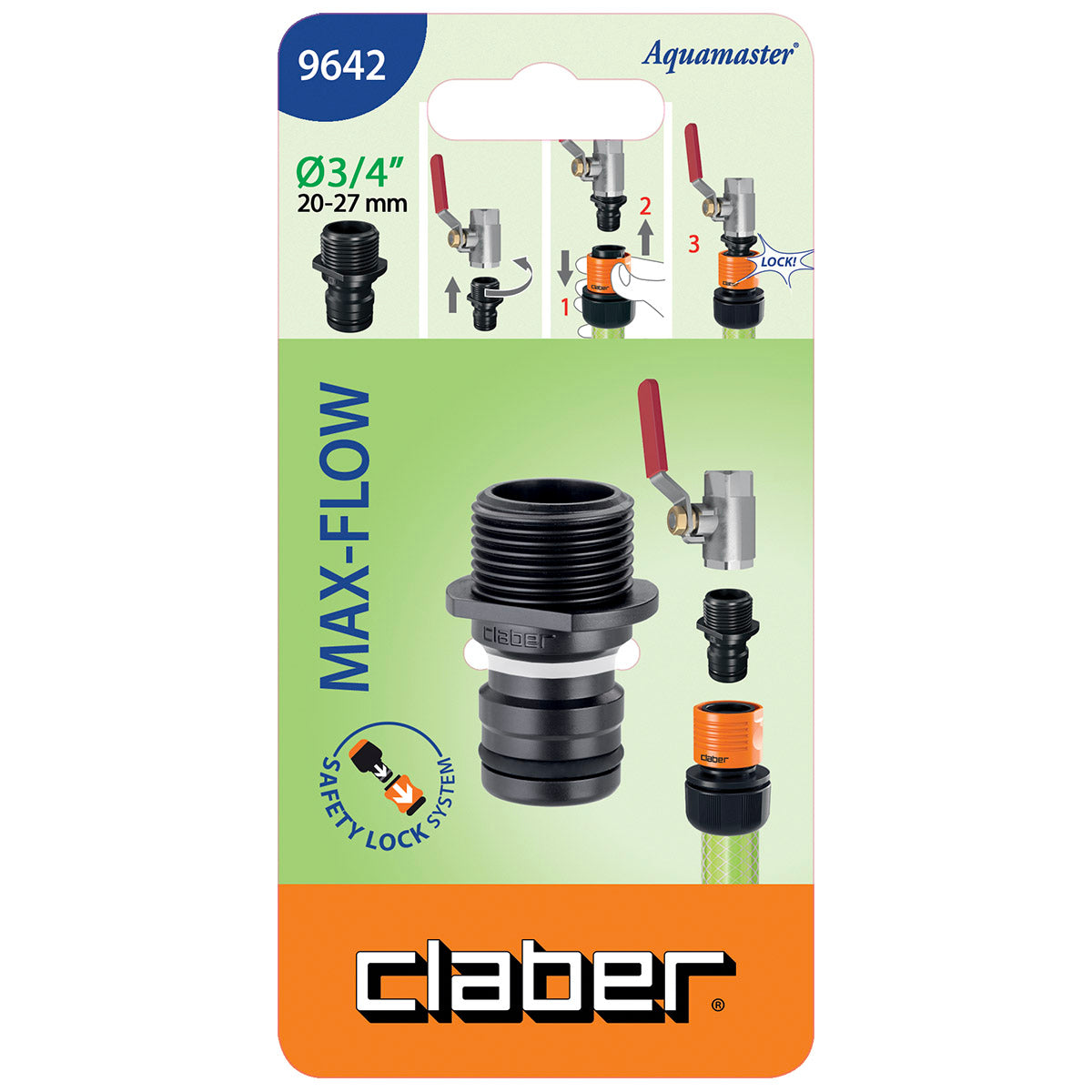 ADATTATORE 3/4M MAX-FLOW 9642- 1,0 pz