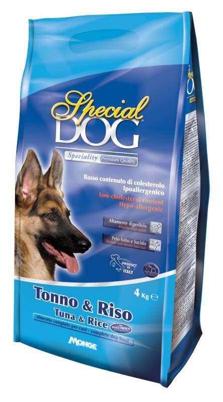 CROCCHETTE PER CANI 'SPECIAL DOG' tonno e riso - kg 15  - MONGE