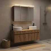 Set di Armadi da Bagno 4 pz Rovere Artigianale 3406662